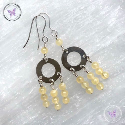 Aragonite Chandelier Earrings